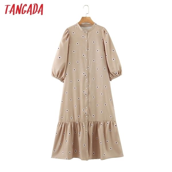 tangada autumn fashion women dots print summer dress puff sleeve ladies 70s midi dress sl513 210309, Black;gray
tangada autumn fashion women dots print summer dress puff sleeve ladies 70s midi dress sl513 210309, Black;gray