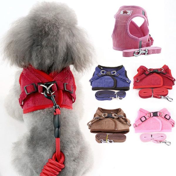 dog harness corduroy cute puppy kitten collars pull reflective breathable adjustable pet harness dog supplies leash chest strap
dog harness corduroy cute puppy kitten collars pull reflective breathable adjustable pet harness dog supplies leash chest strap