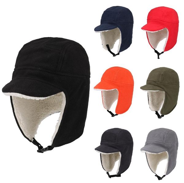 connectyle men's women soft fleece warm winter hats sherpa lined with visor windproof earflap snow ski skull cap, Blue;gray
connectyle men's women soft fleece warm winter hats sherpa lined with visor windproof earflap snow ski skull cap, Blue;gray