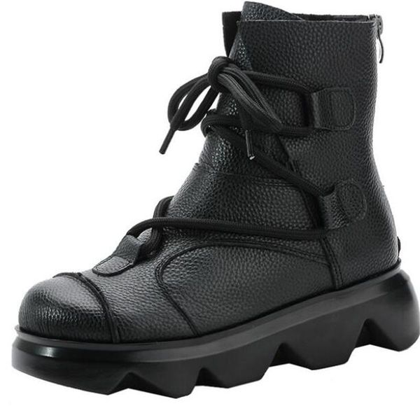 boots 2021 winter genuine leather full cowhide thick bottom wedge casual plus velvet warm fashion women, Black
boots 2021 winter genuine leather full cowhide thick bottom wedge casual plus velvet warm fashion women, Black
