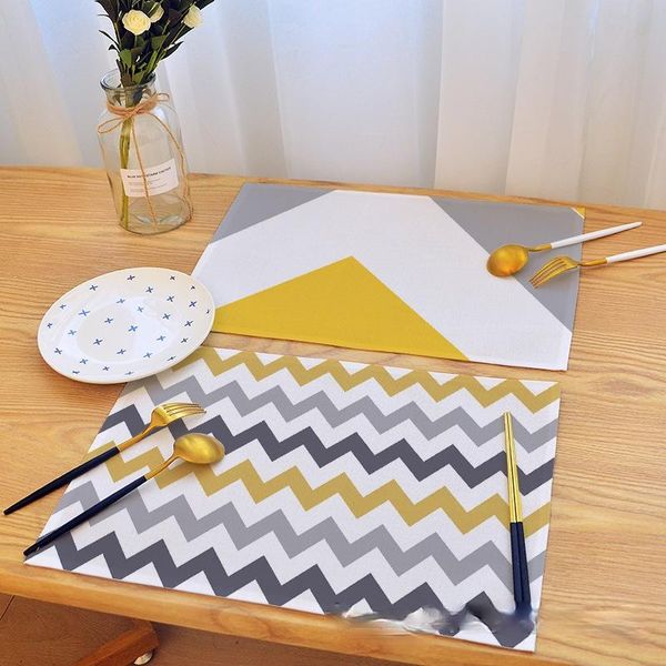 mats & pads mat dining table decor nordic kitchen placemats placemat yellow gray simple fabric waterproof 30*45cm western food
mats & pads mat dining table decor nordic kitchen placemats placemat yellow gray simple fabric waterproof 30*45cm western food