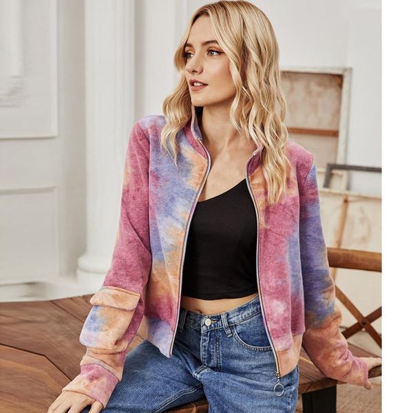 women's jackets women loose tie-dye printed high collar pullover casual long sleeve cardigan jacket veste cuir femme e1, Black;brown
women's jackets women loose tie-dye printed high collar pullover casual long sleeve cardigan jacket veste cuir femme e1, Black;brown