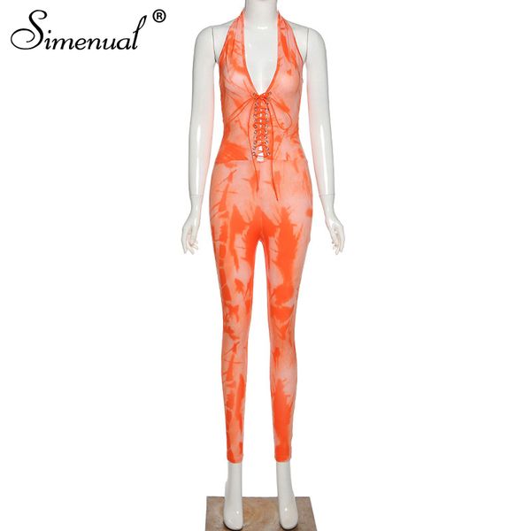 tie dye lace up v neck long halter jumpsuits women sleeveless backless tie front fashion bodycon jumpsuit street style, White;black
tie dye lace up v neck long halter jumpsuits women sleeveless backless tie front fashion bodycon jumpsuit street style, White;black