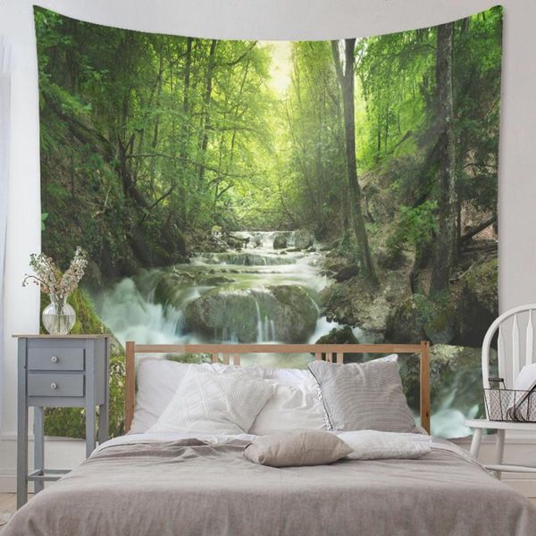 tapestries bohemian tapestry background cloth wall deep forest stream fabric home decoration hanging
tapestries bohemian tapestry background cloth wall deep forest stream fabric home decoration hanging