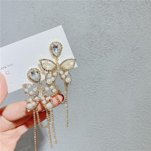 dangle & chandelier korea pearl water drop butterfly earrings fashion temperament tassel long hollow pendant women's jewelry, Silver
dangle & chandelier korea pearl water drop butterfly earrings fashion temperament tassel long hollow pendant women's jewelry, Silver
