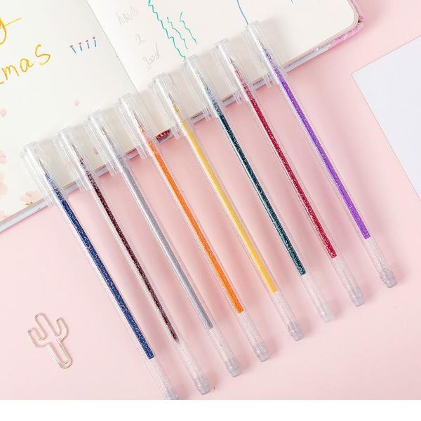 8pcs/set colors kawaii glitter gel pen cute colored drawing pen highlighter marker for girl kids gift diy school art st qylnao
8pcs/set colors kawaii glitter gel pen cute colored drawing pen highlighter marker for girl kids gift diy school art st qylnao