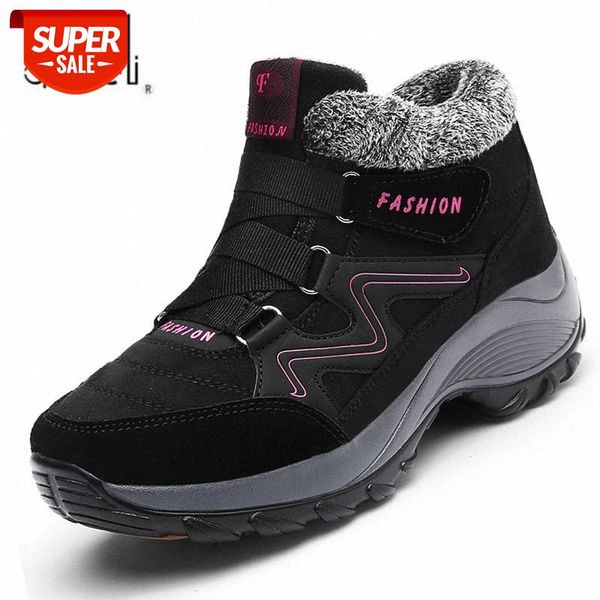 winter women's ankle boots snow women warm thick plush snow boots waterproof female wedge suede non-slip lady casual shoes #qu6r, Black
winter women's ankle boots snow women warm thick plush snow boots waterproof female wedge suede non-slip lady casual shoes #qu6r, Black
