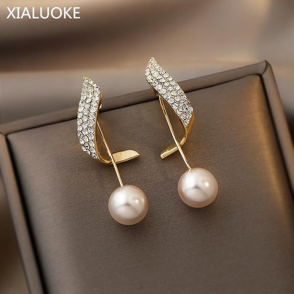 dangle & chandelier xialuoke s925 needle retro elegant irregular crystal pearl pendant earring for women minimalism twisted metal drop earri, Silver
dangle & chandelier xialuoke s925 needle retro elegant irregular crystal pearl pendant earring for women minimalism twisted metal drop earri, Silver