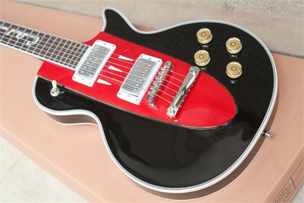 new custom electric guitar mahogany wood body and neck red and black color 
new custom electric guitar mahogany wood body and neck red and black color