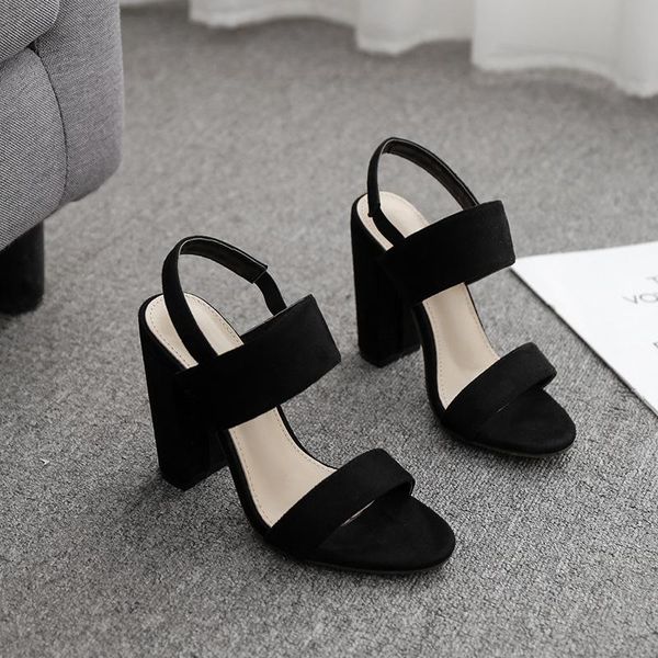 new high-heeled women's sandals 11cm square high-heeled sandals women's party size 35-40 2269, Black
new high-heeled women's sandals 11cm square high-heeled sandals women's party size 35-40 2269, Black