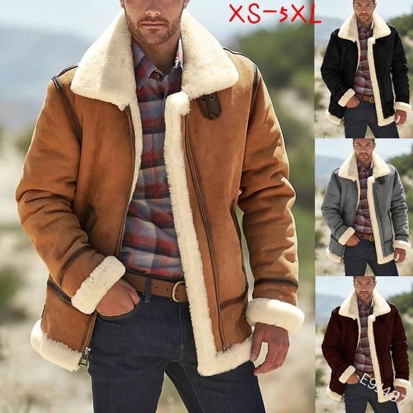 men's down & parkas men parka jacket thick wool coat slim lapel zipper winter warm long sleeves fashion casual solid color, Black
men's down & parkas men parka jacket thick wool coat slim lapel zipper winter warm long sleeves fashion casual solid color, Black