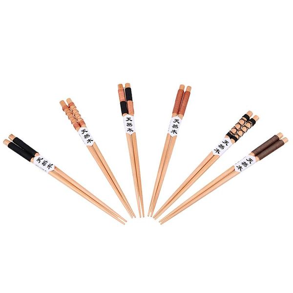 5 pairs japanese bamboo chopsticks handmade tableware set reusable natural wood sushi chop sticks kitchen supplies 235*8mm
5 pairs japanese bamboo chopsticks handmade tableware set reusable natural wood sushi chop sticks kitchen supplies 235*8mm