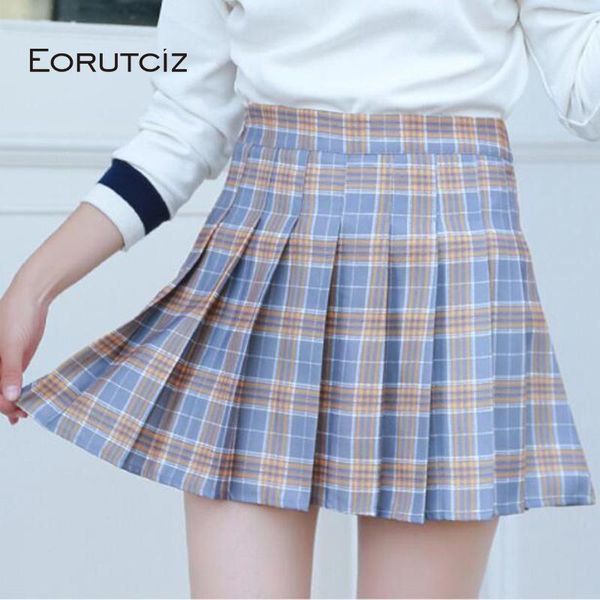 skirts eorutciz summer plaid pleated skirt women vintage high waist tutu mini slim casual elegant female lm278, Black
skirts eorutciz summer plaid pleated skirt women vintage high waist tutu mini slim casual elegant female lm278, Black