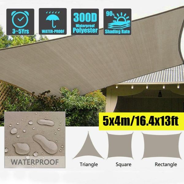 shade 4x5m waterproof 300d gray square rectangle sail garden terrace canopy swimming sun camping hiking yard awnings
shade 4x5m waterproof 300d gray square rectangle sail garden terrace canopy swimming sun camping hiking yard awnings