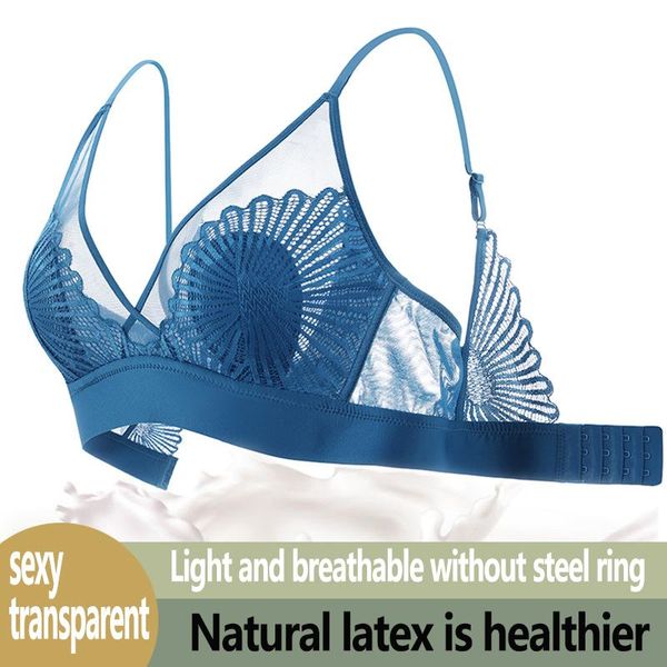 bras women's bra transparency cup leak proof point ventilate lace thin style gathered without steel ring latex underwear, Red;black
bras women's bra transparency cup leak proof point ventilate lace thin style gathered without steel ring latex underwear, Red;black
