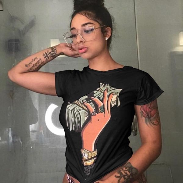simple t-shirt with brand code short dollar collar t-shirt with much sleeves u.s. printed round designer color many t-shirts eomea, Black
simple t-shirt with brand code short dollar collar t-shirt with much sleeves u.s. printed round designer color many t-shirts eomea, Black