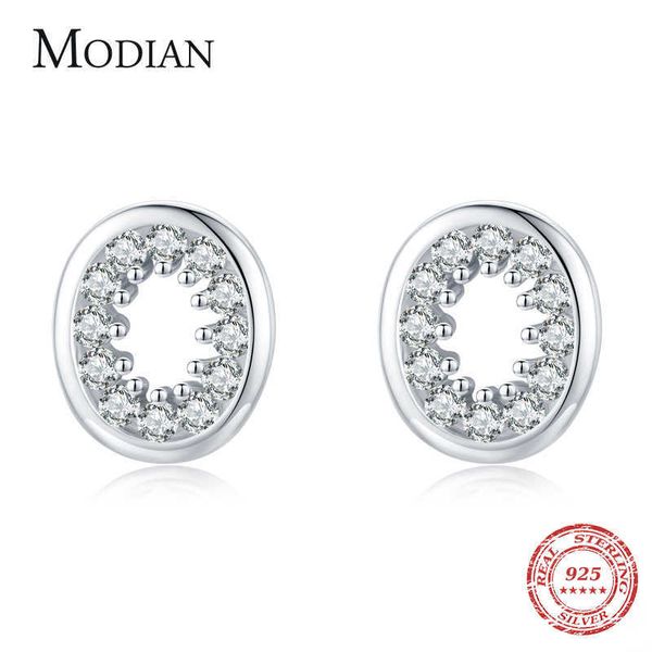 full paved clear cz stud earrings for women 925 sterling silver hollow oval wedding statement fine jewelry 210707, Golden;silver
full paved clear cz stud earrings for women 925 sterling silver hollow oval wedding statement fine jewelry 210707, Golden;silver