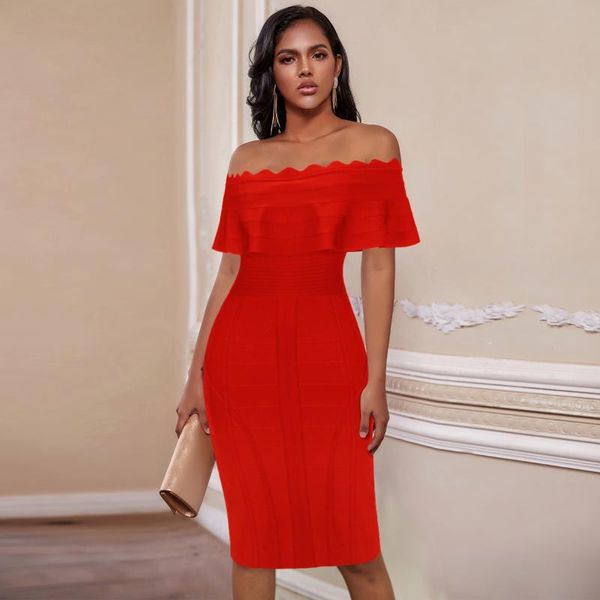 casual dresses red bandage dress off the shoulder 2021 ruffle bodycon for women party club night, Black;gray
casual dresses red bandage dress off the shoulder 2021 ruffle bodycon for women party club night, Black;gray