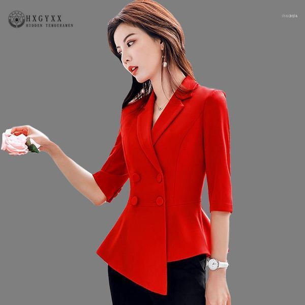 fashion plus size suit jacket woman summer blazer femme coat three quarter casual clothing asymmetry casaco feminino b1161, White;black
fashion plus size suit jacket woman summer blazer femme coat three quarter casual clothing asymmetry casaco feminino b1161, White;black