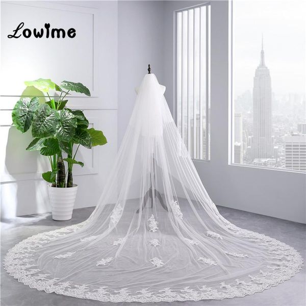 bridal veils 3.5 meter long white ivory cathedral wedding veil with comb accessories voile de mariee fast, Black
bridal veils 3.5 meter long white ivory cathedral wedding veil with comb accessories voile de mariee fast, Black