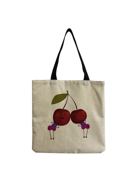 evening bags cartoon creativity cherry printed handbag fashion fruit shoulder bag linen high capacity shopping lady tote custom pattern
evening bags cartoon creativity cherry printed handbag fashion fruit shoulder bag linen high capacity shopping lady tote custom pattern