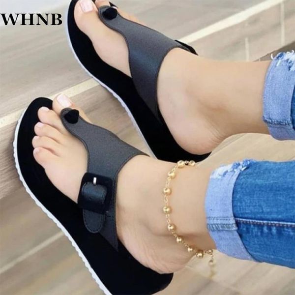 slippers 2021 summer women platform casual beach flip flops solid color buckle ladies slides plus size wedges shoes, Black
slippers 2021 summer women platform casual beach flip flops solid color buckle ladies slides plus size wedges shoes, Black