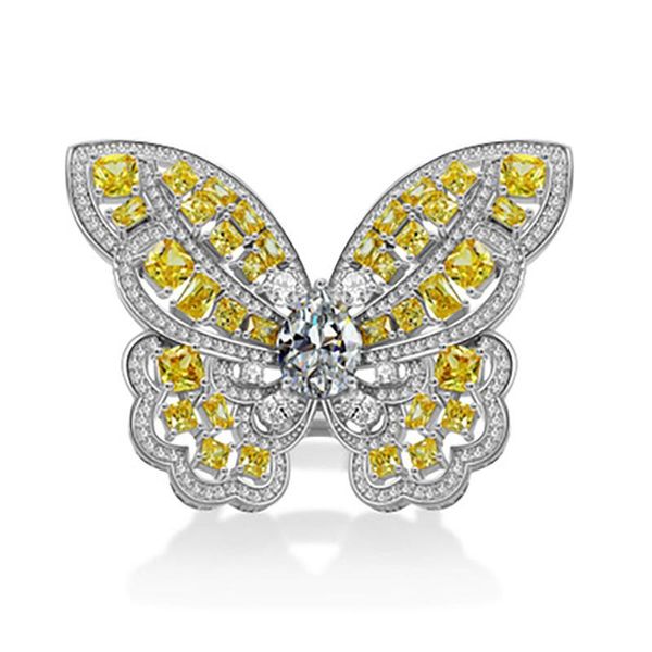 cluster rings unusual complete sterling silver 925 butterfly ring high carbon diamond citrine gemstone cocktail proposal for girlfriend, Golden;silver
cluster rings unusual complete sterling silver 925 butterfly ring high carbon diamond citrine gemstone cocktail proposal for girlfriend, Golden;silver