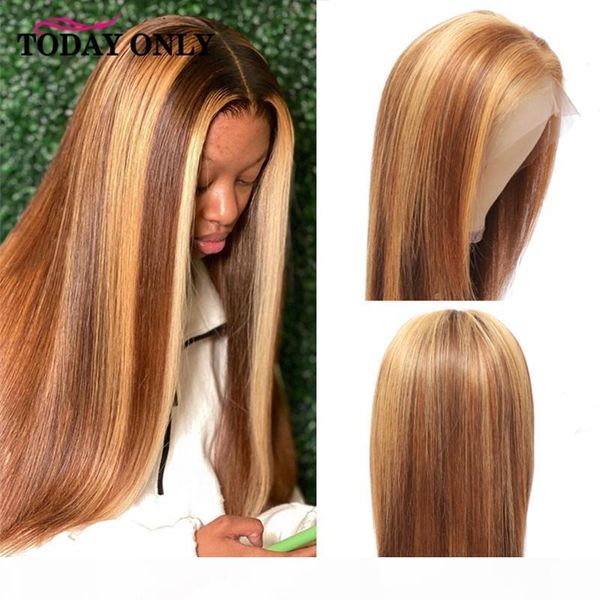 highlight blonde wig human hair straight hd transparent lace frontal wig lace closure brown bone straight human hair 150%, Black;brown
highlight blonde wig human hair straight hd transparent lace frontal wig lace closure brown bone straight human hair 150%, Black;brown