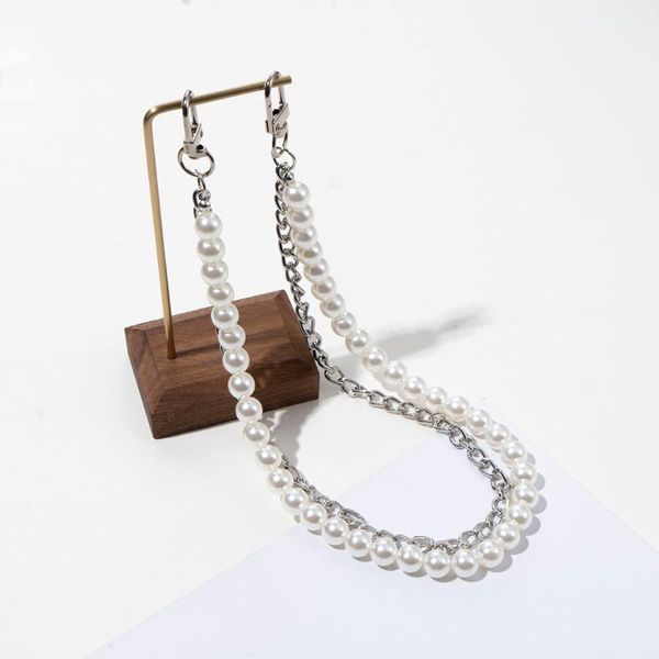 chains punk chain on the jeans pants women men multilayer pearl keychain for hipster girl boy clothing accessories, Silver
chains punk chain on the jeans pants women men multilayer pearl keychain for hipster girl boy clothing accessories, Silver