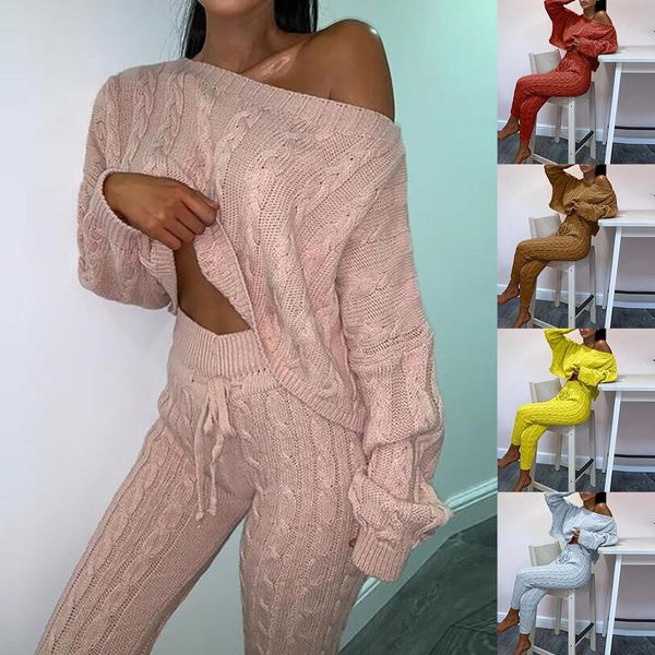 autumn winter knitted two piece set women outfits long sleeve one shoulder sweater pullovers skinny pants set women tracksuit, Gray
autumn winter knitted two piece set women outfits long sleeve one shoulder sweater pullovers skinny pants set women tracksuit, Gray