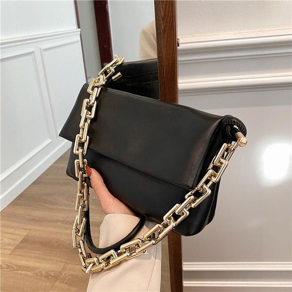 shoulder bags thick chain for women soft leather handbags fashion crossbody bag solid color frame classic clutches
shoulder bags thick chain for women soft leather handbags fashion crossbody bag solid color frame classic clutches