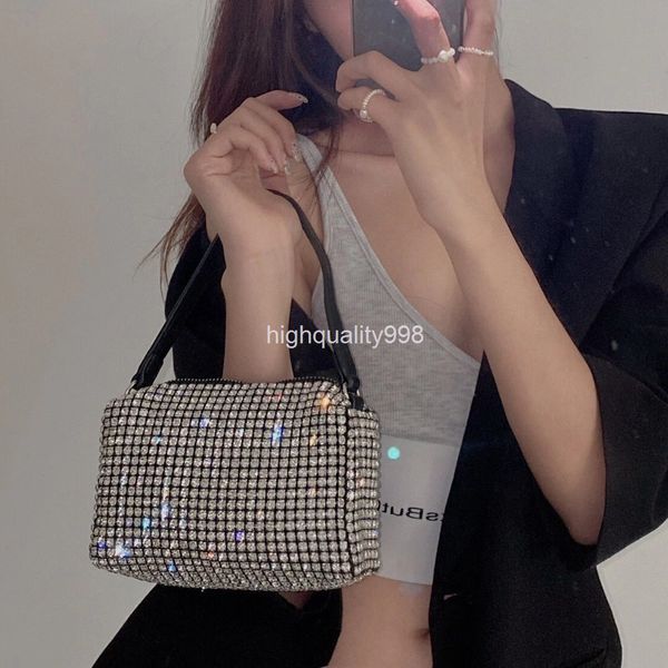 evening bags autumn diamond bag full women's armpit leisure single shoulder messenger small hand