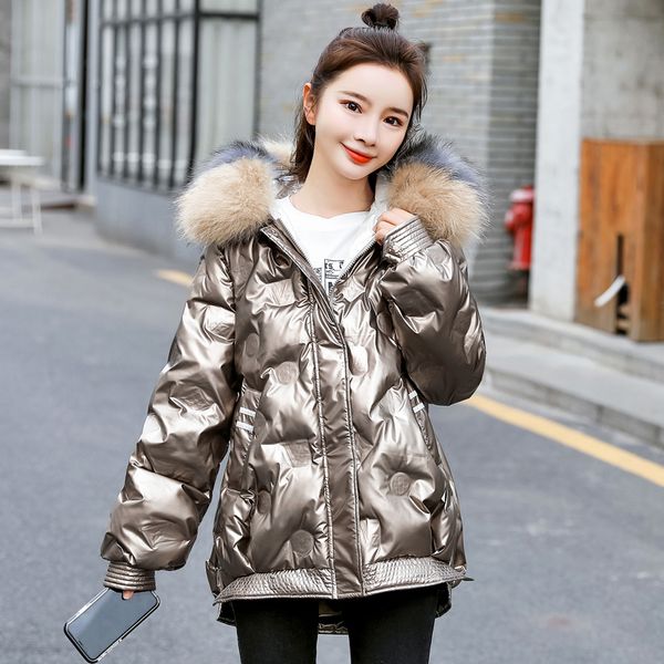 2021 new short style solid jacket woman casual fur hooded female er coats shiny padded ladies parkas for women outwear q3zu, Black
2021 new short style solid jacket woman casual fur hooded female er coats shiny padded ladies parkas for women outwear q3zu, Black
