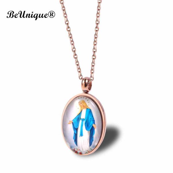 virgin mary rosary necklace stainless steel cross pendant charm center piece connectors christmas religious goods sweater chain, Silver
virgin mary rosary necklace stainless steel cross pendant charm center piece connectors christmas religious goods sweater chain, Silver