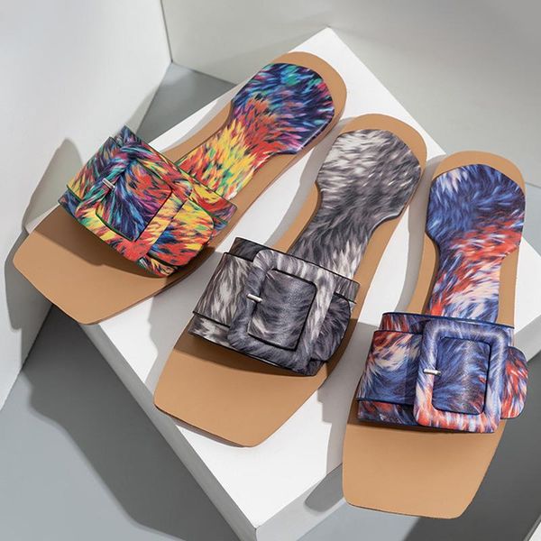 slippers summer flat square toe ladies graffiti mixed color shoes 2021 fashion casual elegant sweet hasp, Black
slippers summer flat square toe ladies graffiti mixed color shoes 2021 fashion casual elegant sweet hasp, Black