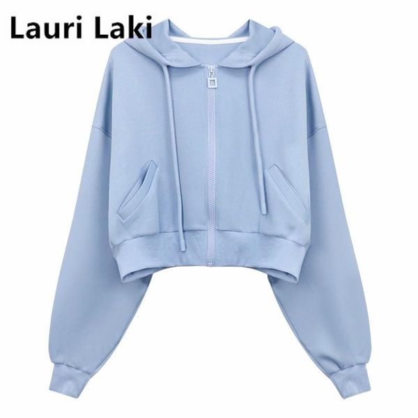 women's hoodies & sweatshirts lauri laki solid casual oversized sweatshirt coat vintage harajuku long sleeve plus size zipper short hoo, Black
women's hoodies & sweatshirts lauri laki solid casual oversized sweatshirt coat vintage harajuku long sleeve plus size zipper short hoo, Black