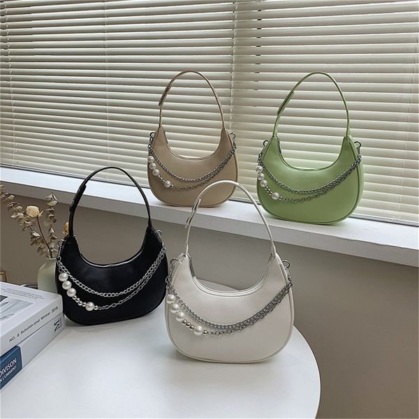designer sale bag female new fashion trend pearl chain single shoulder bag armpit version foreign style simple messenger
designer sale bag female new fashion trend pearl chain single shoulder bag armpit version foreign style simple messenger