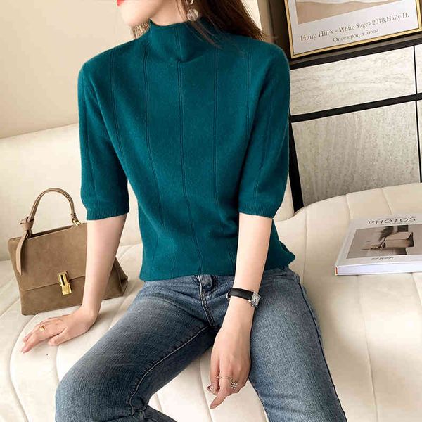 women's sweaters 2021 autumn/winter ladies casual pullover solid color half tall cashmere neck sleeve 100% sweater top, White;black
women's sweaters 2021 autumn/winter ladies casual pullover solid color half tall cashmere neck sleeve 100% sweater top, White;black
