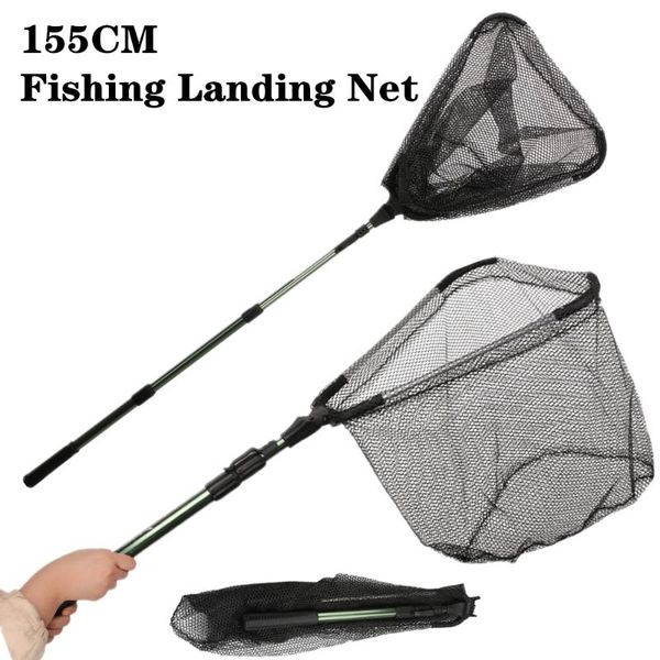 aluminum alloy 155cm retractable fishing net telescoping pole foldable landing net with nylon shrimp mesh
aluminum alloy 155cm retractable fishing net telescoping pole foldable landing net with nylon shrimp mesh