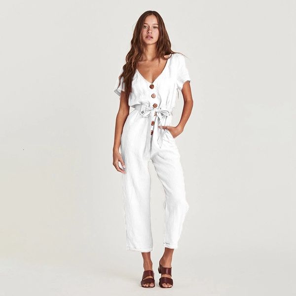 2021 new summer women fashion v-neck casual straight cotton lace up jumpsuit trousers beach overalls ankle-length pants rompers 43qc, Gray
2021 new summer women fashion v-neck casual straight cotton lace up jumpsuit trousers beach overalls ankle-length pants rompers 43qc, Gray