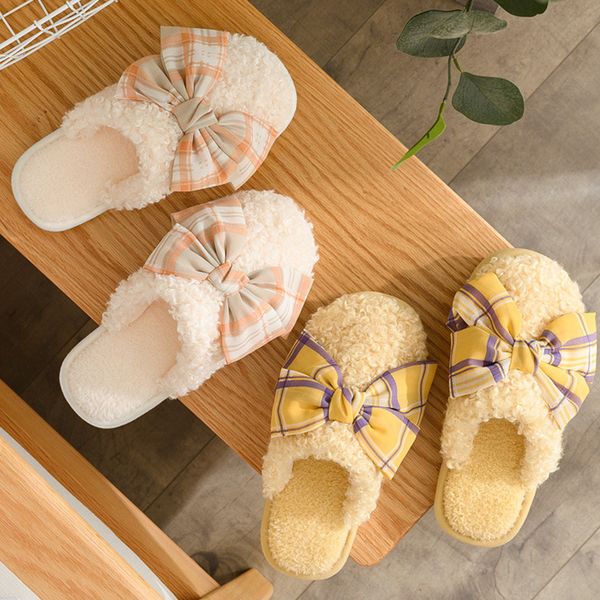 lovely women fur slippers indoor outdoor winter bow non-slip fluffy slippers for girls casual female bedroom couples shoes, Black
lovely women fur slippers indoor outdoor winter bow non-slip fluffy slippers for girls casual female bedroom couples shoes, Black