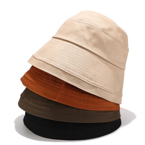 cloches 2021 cotton solid color bucket hat fisherman outdoor travel sun cap hats for men and women 96, Blue;gray
cloches 2021 cotton solid color bucket hat fisherman outdoor travel sun cap hats for men and women 96, Blue;gray