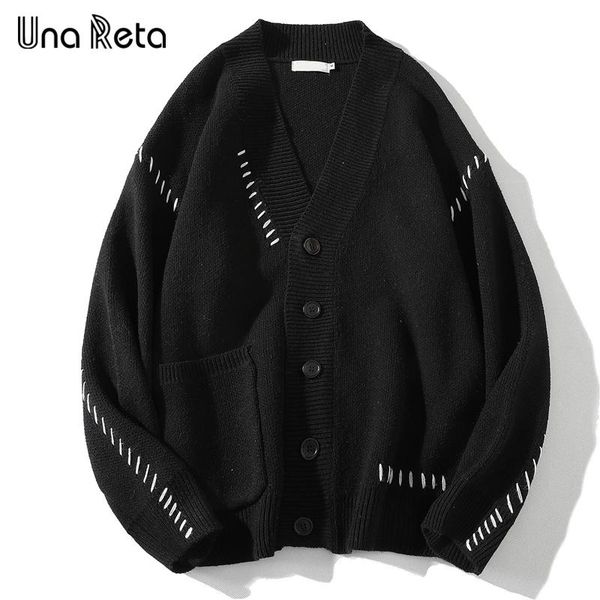 men's sweaters una reta harajuku cardigan sweater men's coat streetwear men clothing casual loose single-breasted, White;black
men's sweaters una reta harajuku cardigan sweater men's coat streetwear men clothing casual loose single-breasted, White;black