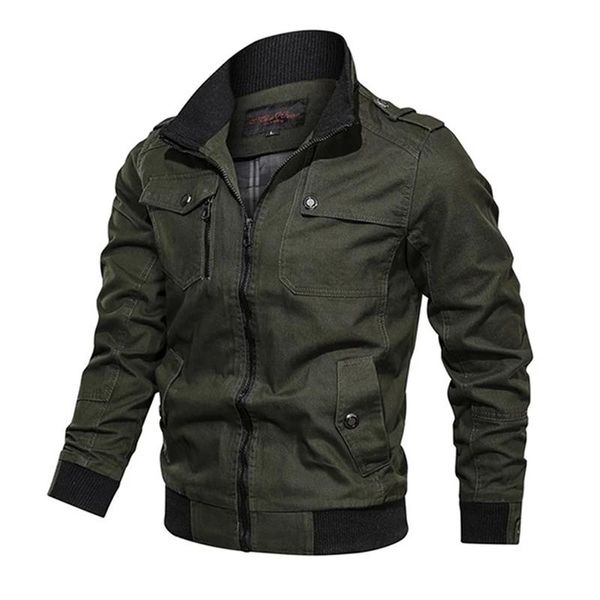 men's jackets 2021 military jacket men spring autumn cotton windbreaker pilot coat army men's bomber cargo flight male clothes), Black;brown
men's jackets 2021 military jacket men spring autumn cotton windbreaker pilot coat army men's bomber cargo flight male clothes), Black;brown