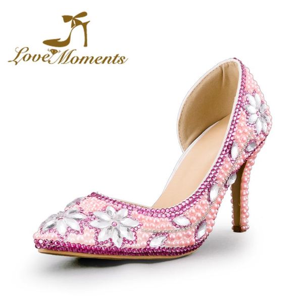 dress shoes love moment thin high heel pumps woman wedding pink/white/red party delicate crystal ladies pointed toe, Black
dress shoes love moment thin high heel pumps woman wedding pink/white/red party delicate crystal ladies pointed toe, Black