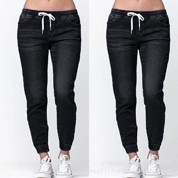 2021 temperament washed jeans fall/winter women's clothing new slim solid color stretch pants, Blue
2021 temperament washed jeans fall/winter women's clothing new slim solid color stretch pants, Blue