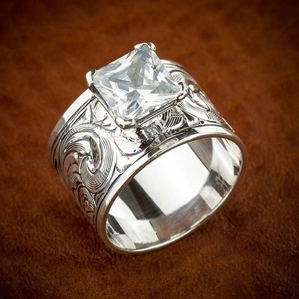 cluster rings punk pattern zircon stone ring female ethnic ancient metal retro carved flower finger for women big jewelry o3m502, Golden;silver
cluster rings punk pattern zircon stone ring female ethnic ancient metal retro carved flower finger for women big jewelry o3m502, Golden;silver