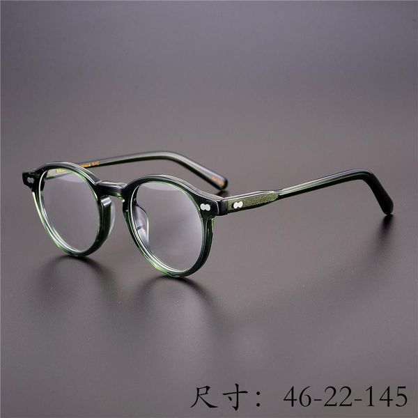 fashion sunglasses frames arrive vintage acetate eyeglass frame miltzen hand made women men classical round style high completed original qu, Black
fashion sunglasses frames arrive vintage acetate eyeglass frame miltzen hand made women men classical round style high completed original qu, Black