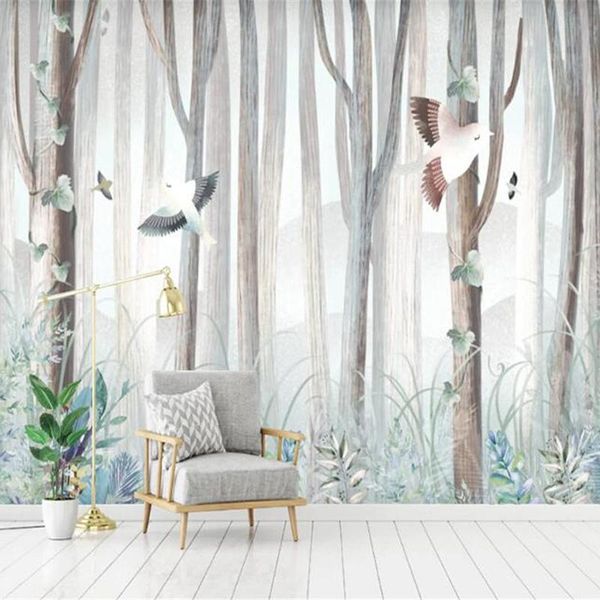 custom 3d mural modern forest tree animal flowers and birds wall painting living room children room bedroom decoration wallpaper
custom 3d mural modern forest tree animal flowers and birds wall painting living room children room bedroom decoration wallpaper