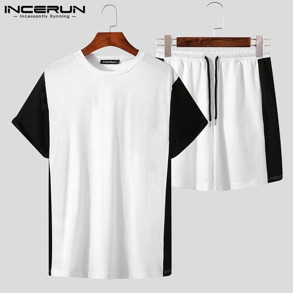 men's tracksuits incerun fashion men sets patchwork streetwear short sleeve t shirts drawstring shorts cozy 2021 casual suits 2 pieces, Gray
men's tracksuits incerun fashion men sets patchwork streetwear short sleeve t shirts drawstring shorts cozy 2021 casual suits 2 pieces, Gray